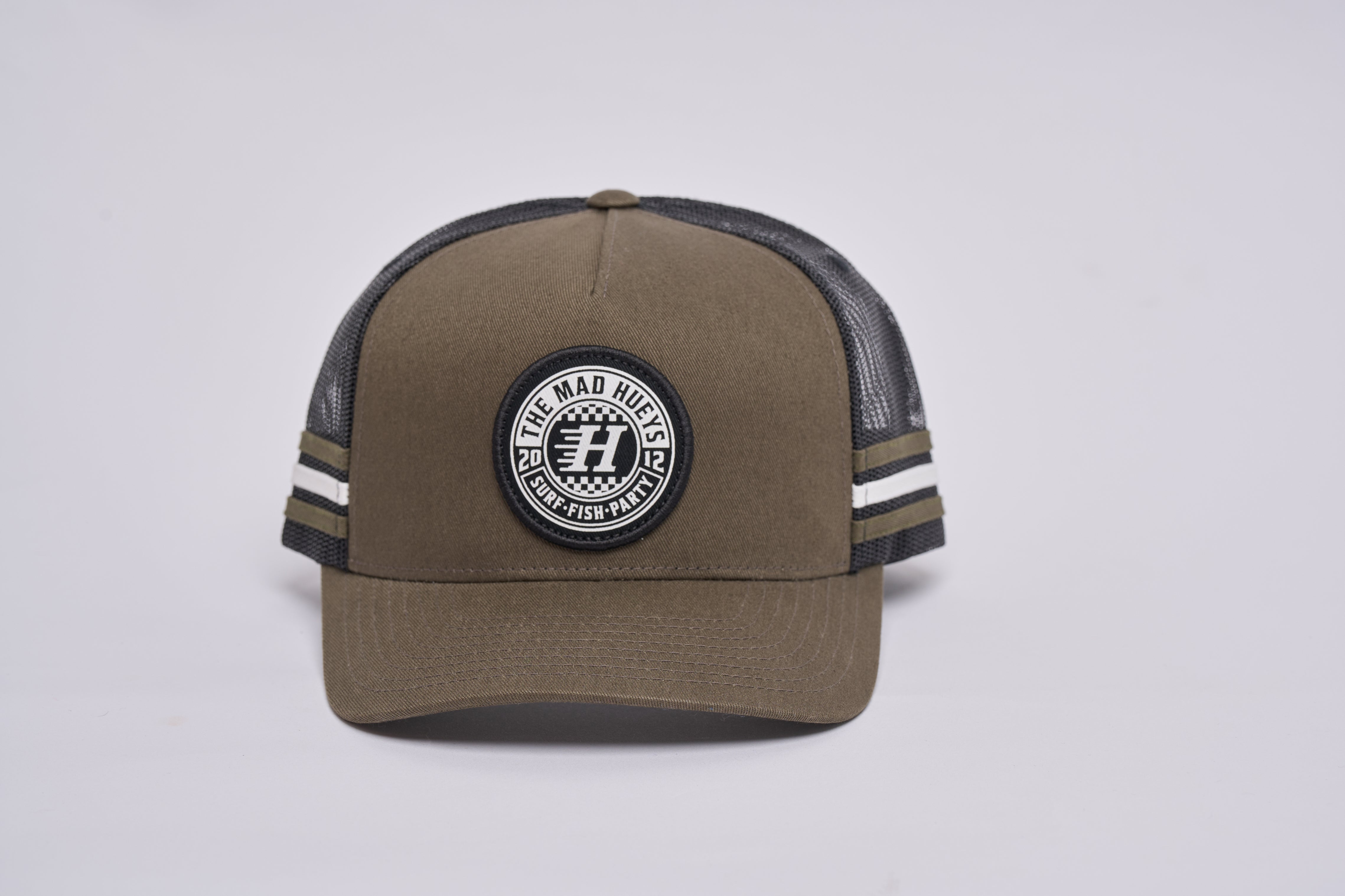Checker Hueys Twill Trucker