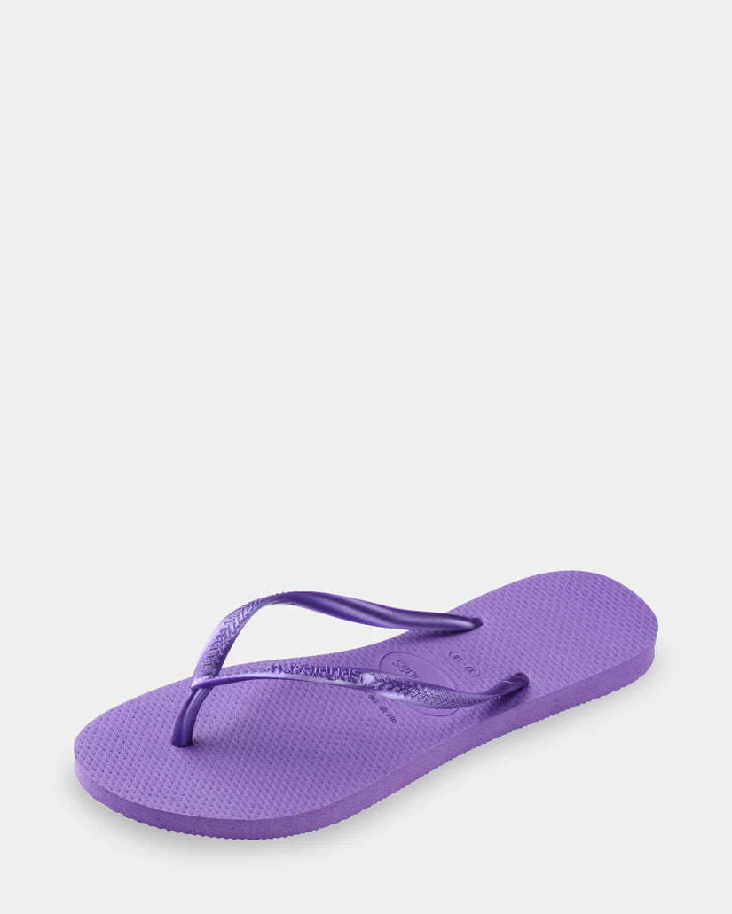 Kids Slim Metallic Thongs