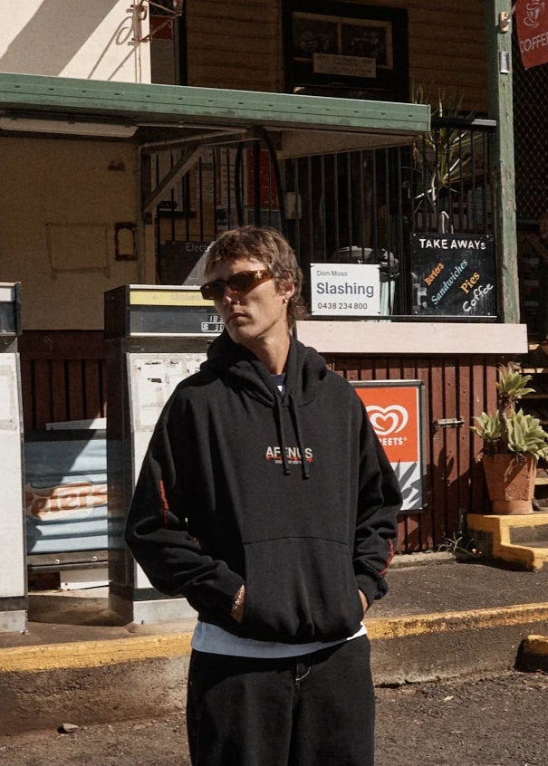 Wired Recycled Boxy Pull On Hoodie