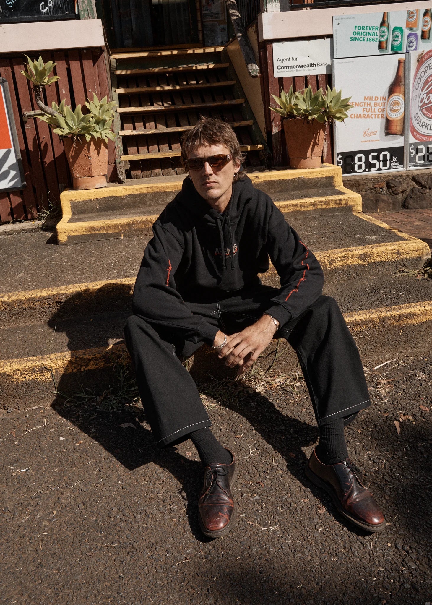 Wired Recycled Boxy Pull On Hoodie