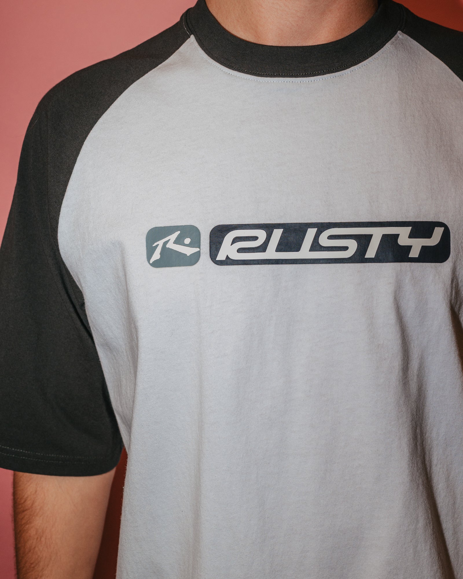 Bubble Raglan Short Sleeve Tee