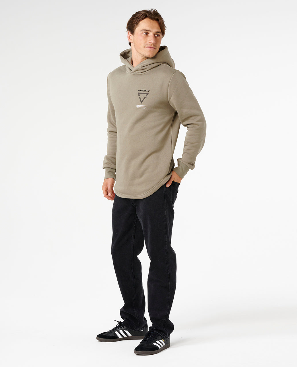 Defend Hood Curve Sweater