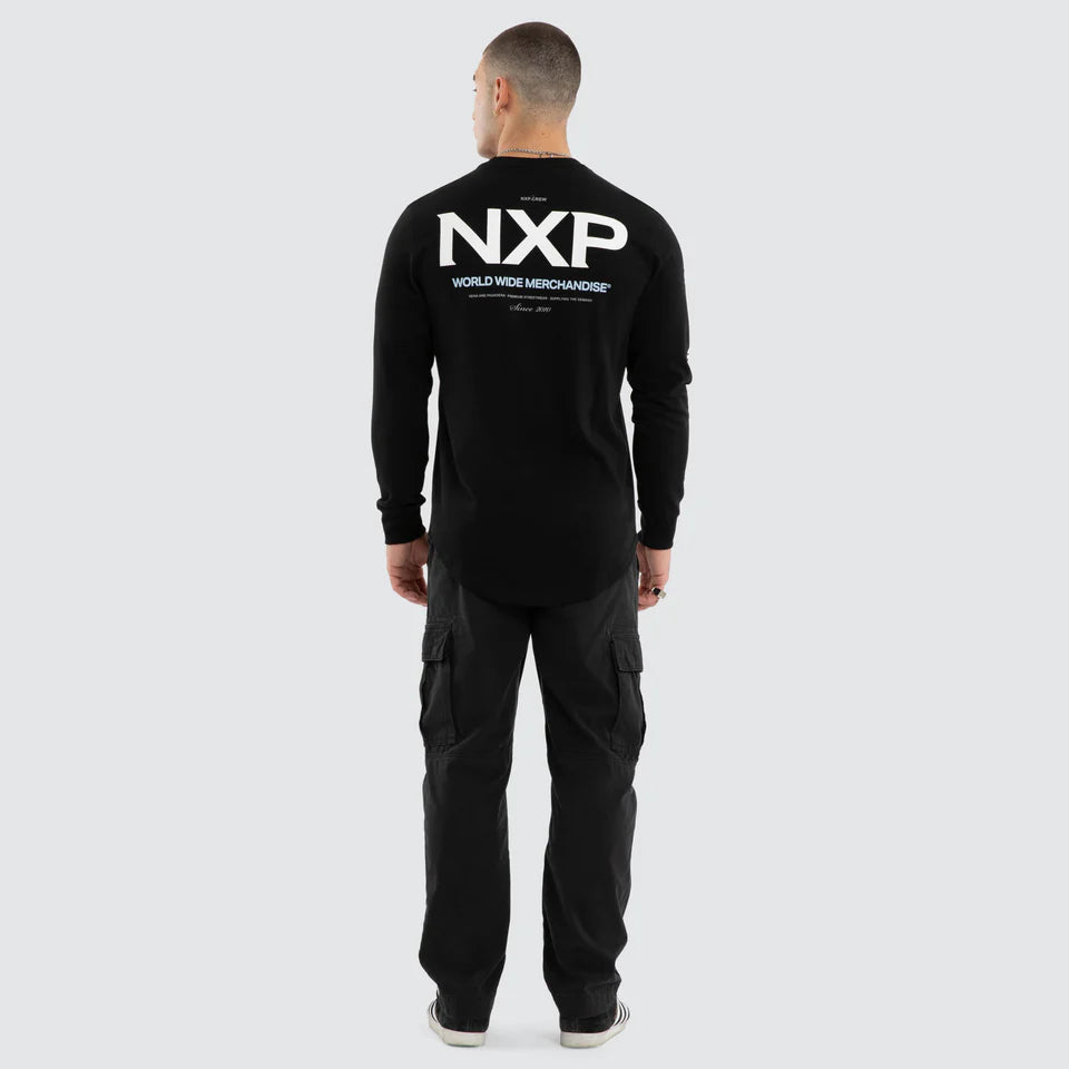 Peak Dual Curved Long Sleeve Tee