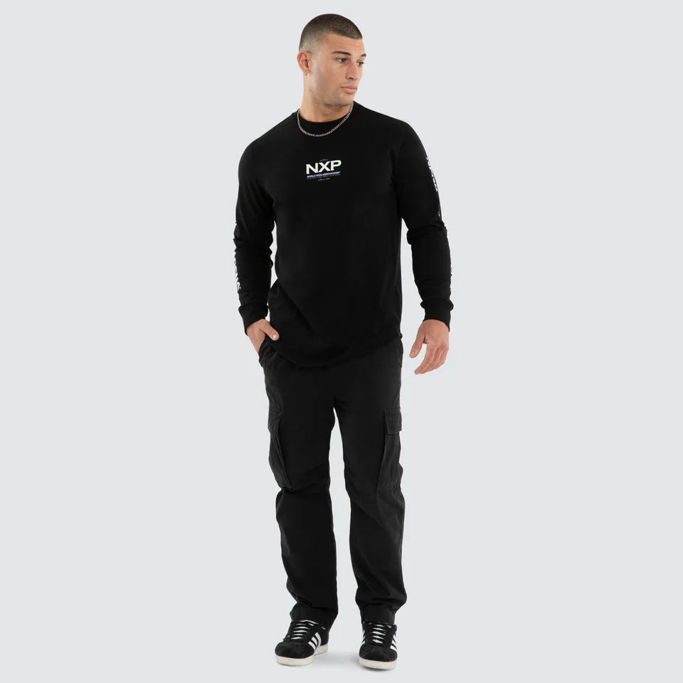 Peak Dual Curved Long Sleeve Tee