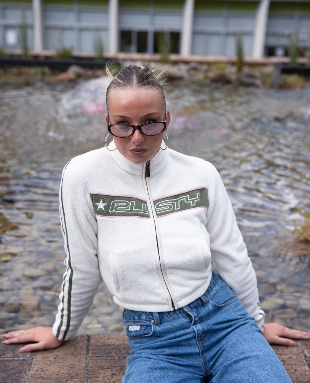 Freeway Crop Zip Through Polar Fleece