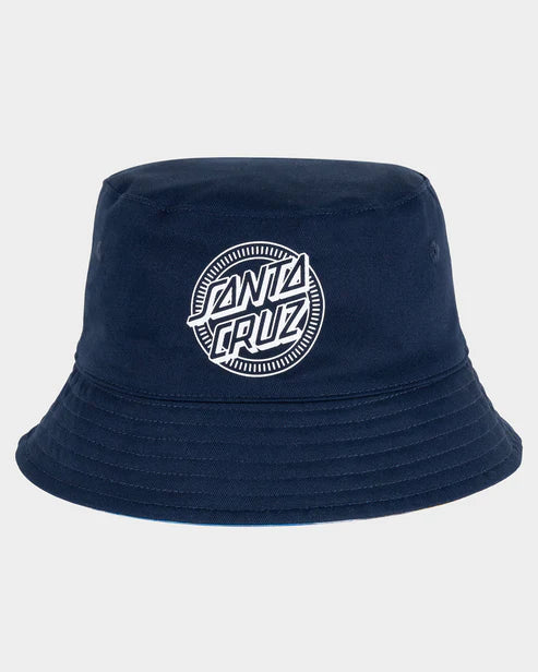 Boys Industrial Dot Mono Reversible Bucket Hat