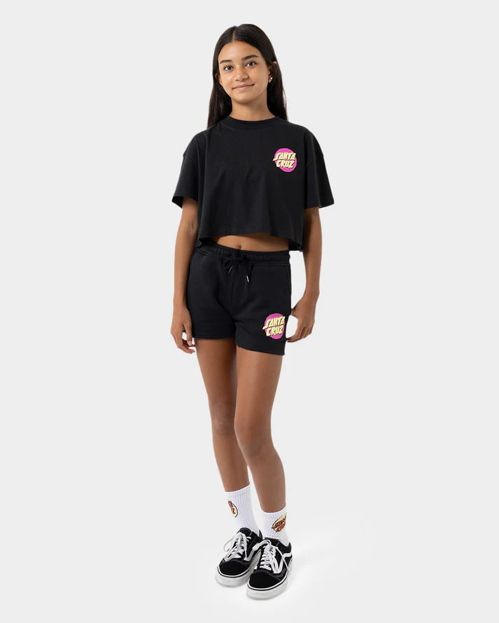 Style Dot Girls Oversize Cropped T-shirt