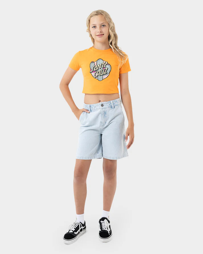 Girls Cactus Dot Front Tee