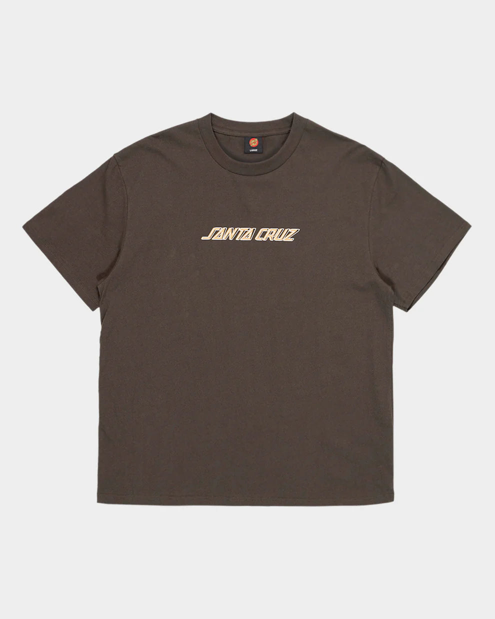 Off Set Strip Front Short Sleeve Mens