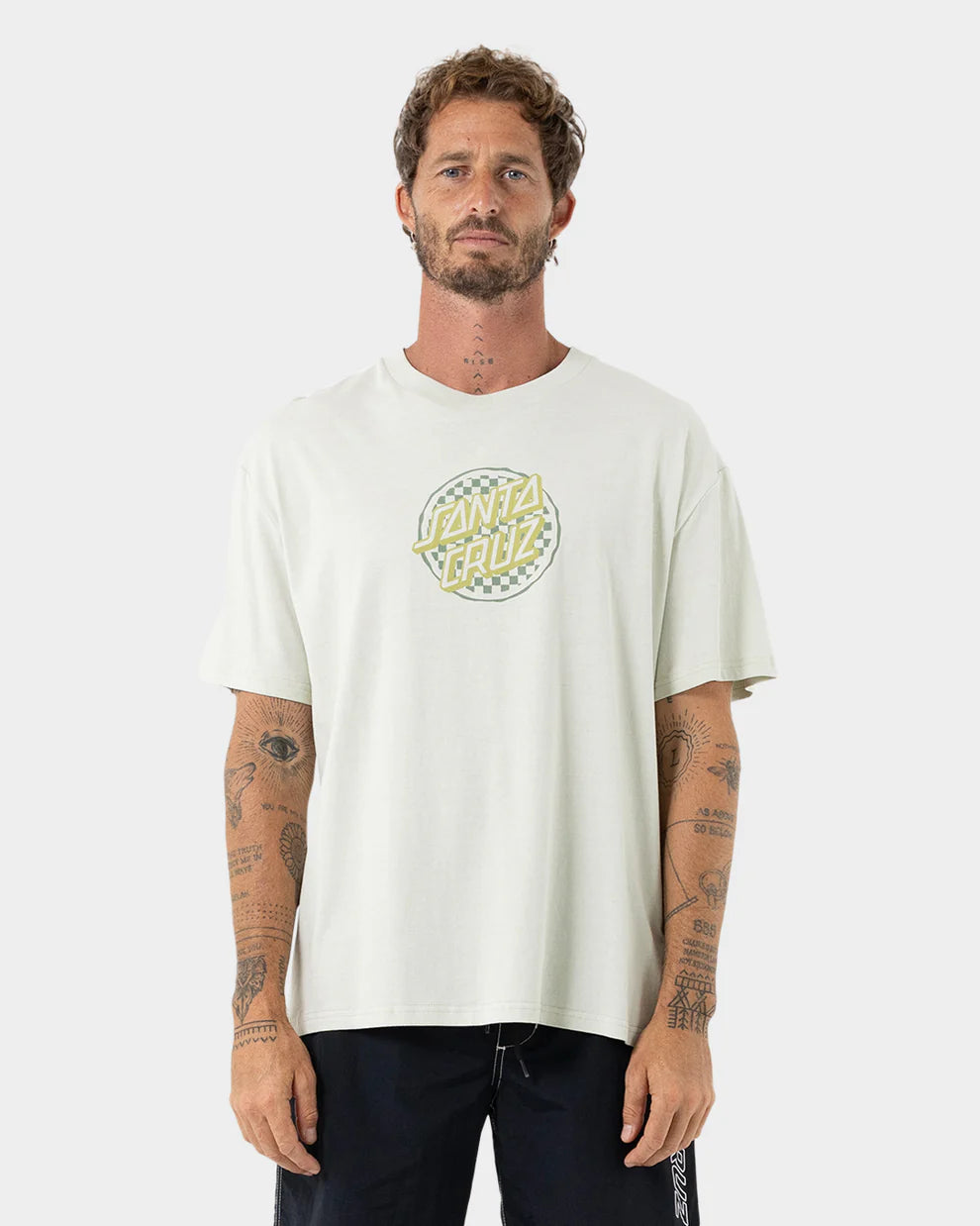 Breaker Check Opus Dot Tee Concrete Mens
