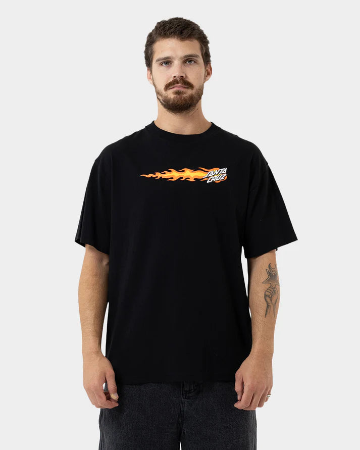 Flaming Dice Dot Flash Tee