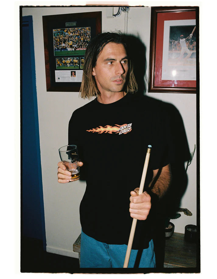 Flaming Dice Dot Flash Tee