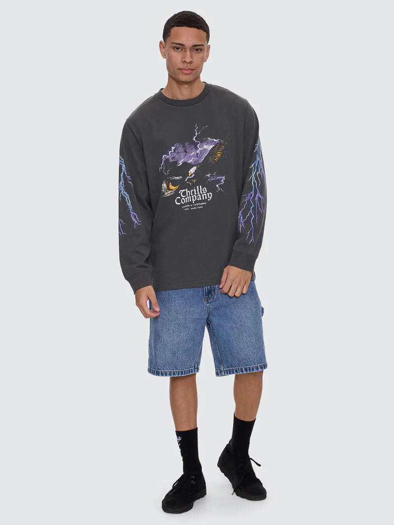 Flight Risk Oversized Long Sleeve Tee
