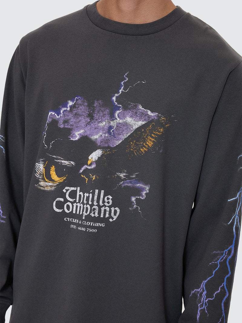 Flight Risk Oversized Long Sleeve Tee