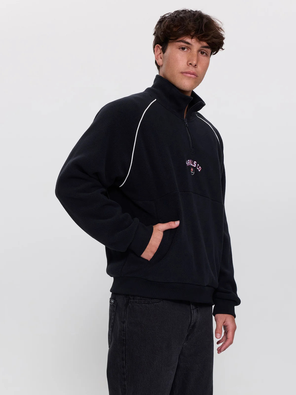 Tournament Of Roses Quarter Zip Polar Cropped Fleece