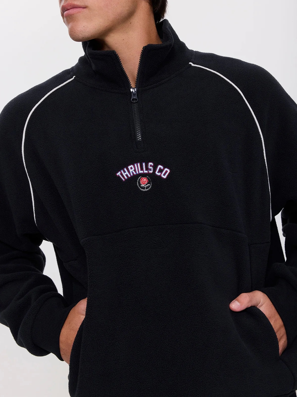 Tournament Of Roses Quarter Zip Polar Cropped Fleece