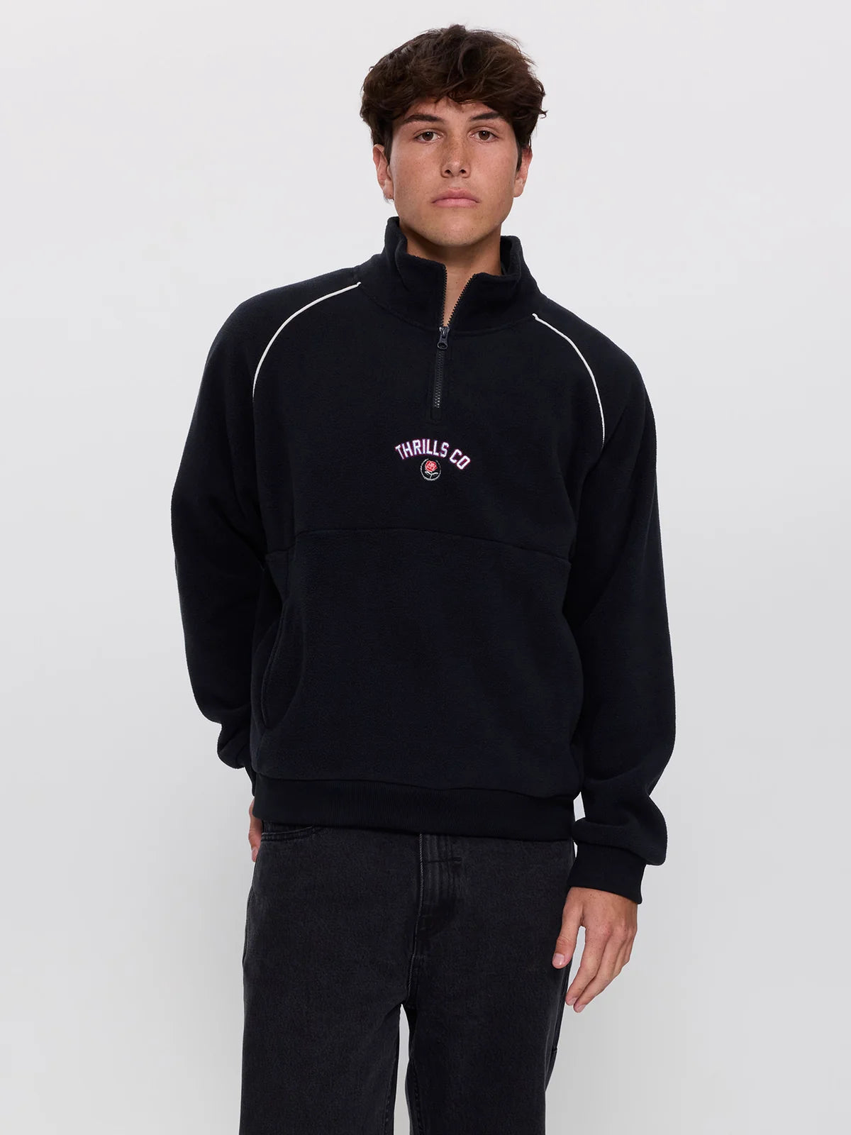 Tournament Of Roses Quarter Zip Polar Cropped Fleece