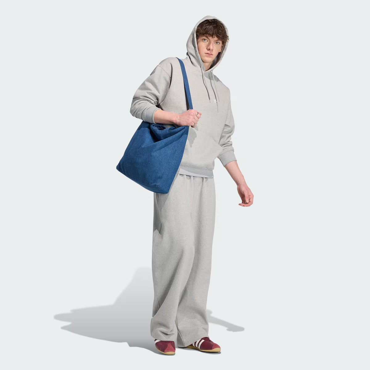 Ess Loose Hood Grey Heather