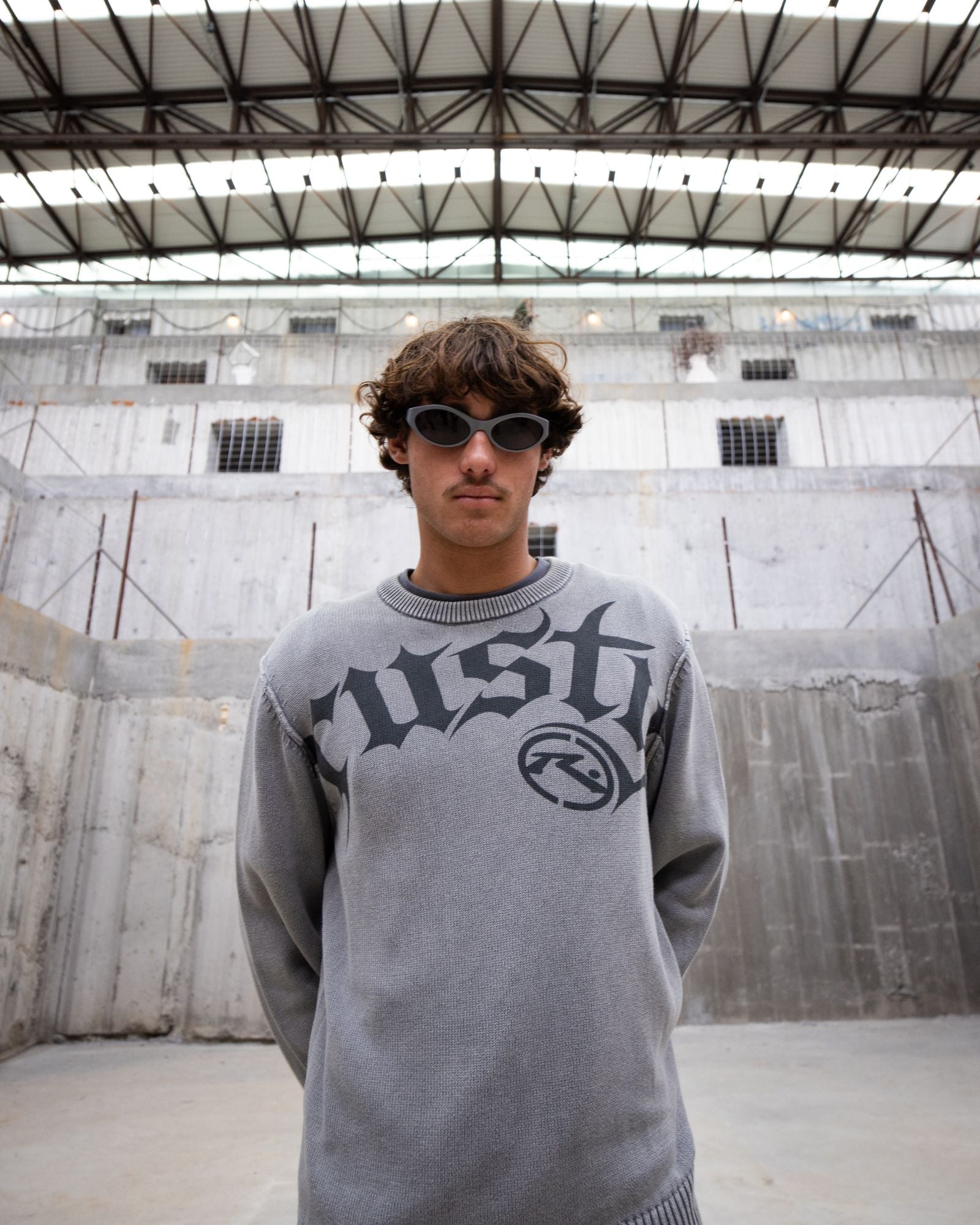 Saxon Printed Sweater