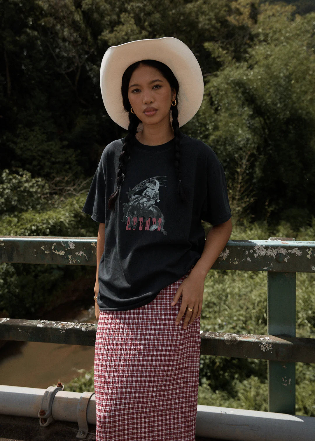 Cosmic Cow Hemp Oversized Tee