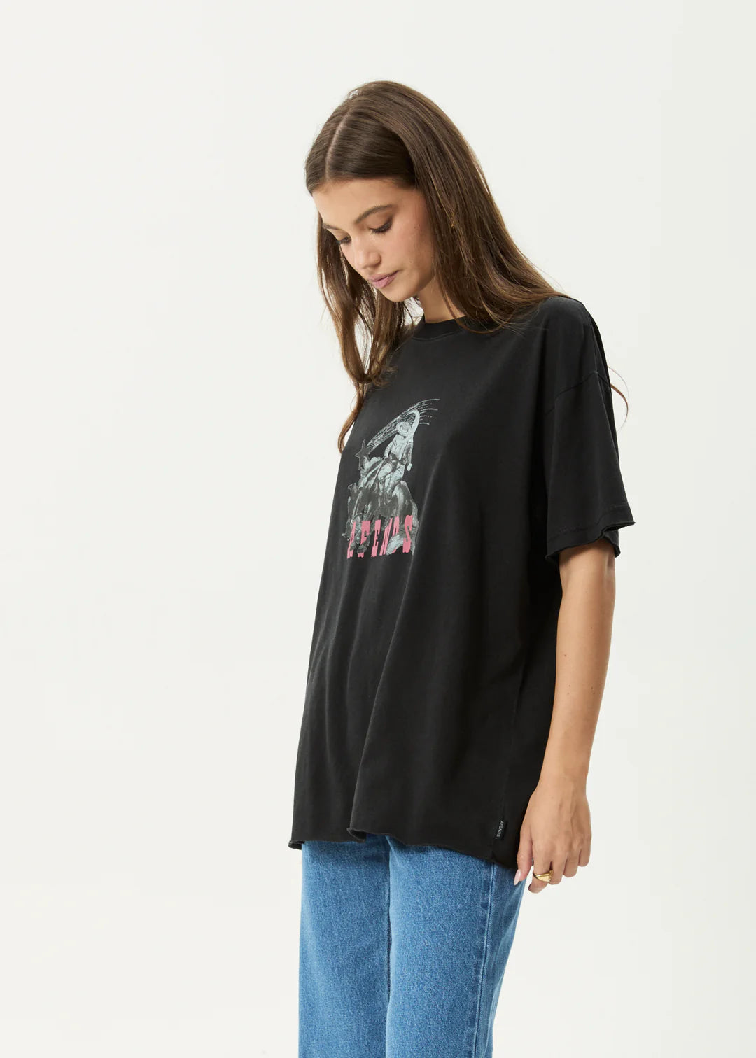 Cosmic Cow Hemp Oversized Tee