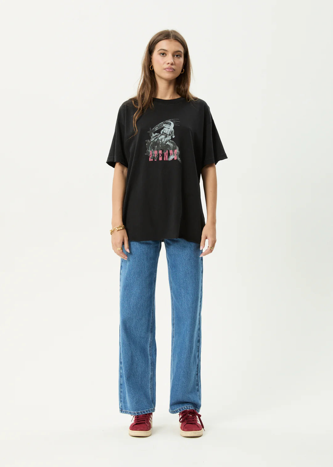 Cosmic Cow Hemp Oversized Tee