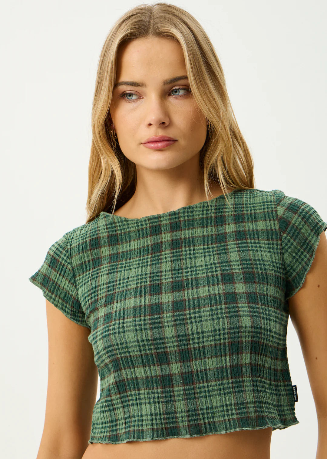 Lonnie Hemp Seer Sucker Top