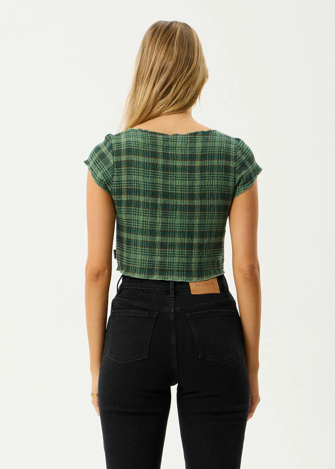 Lonnie Hemp Seer Sucker Top