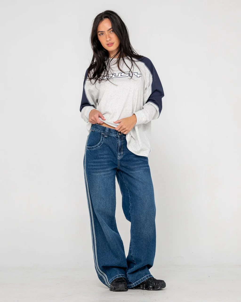 Timmy Target Oversized Long Sleeve Tee