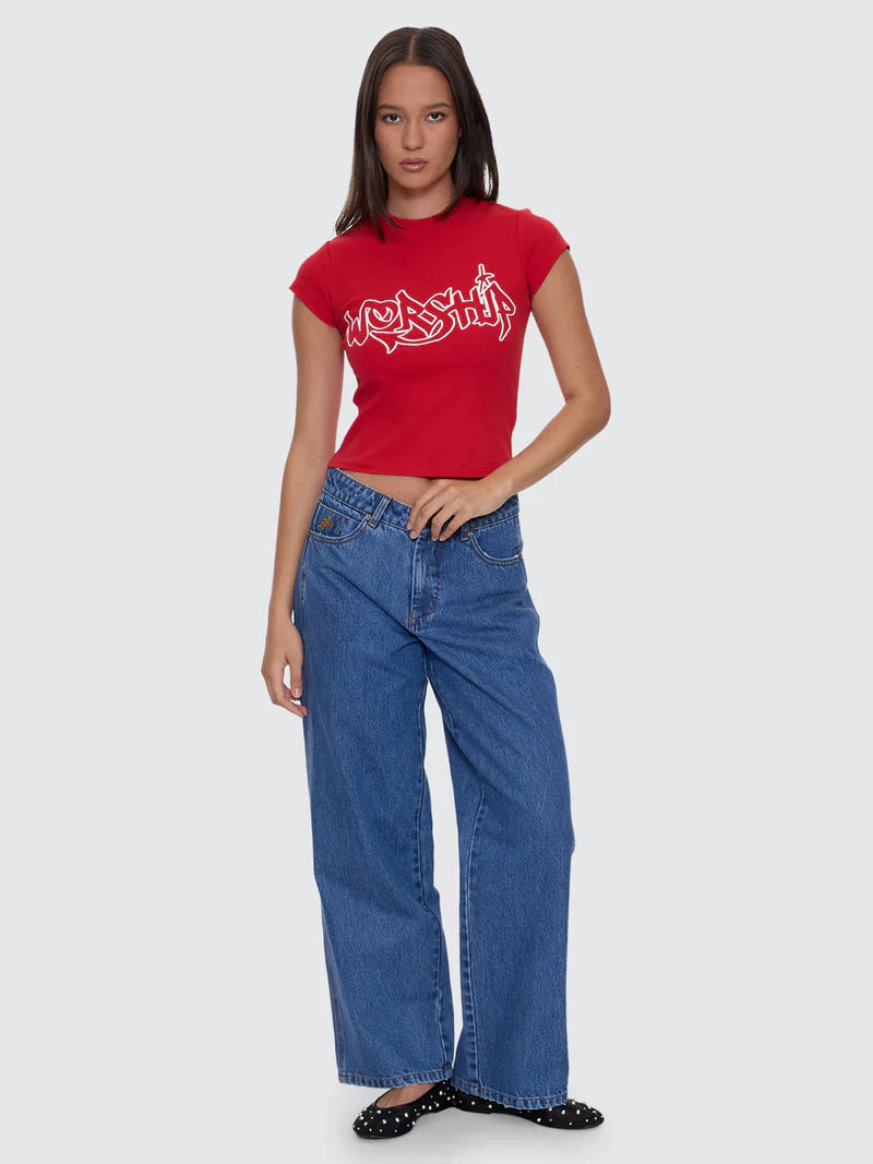 Throws Cap Sleeve Tee