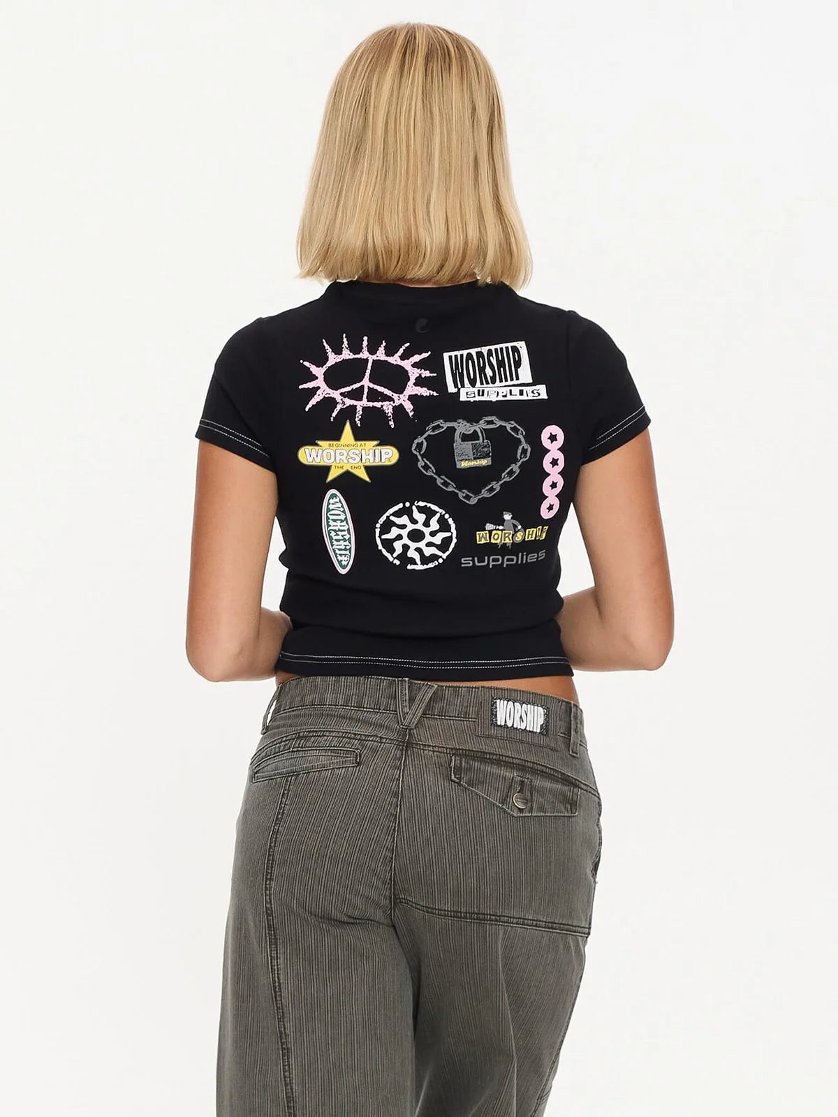 Logo Feve Slim Fit Tee