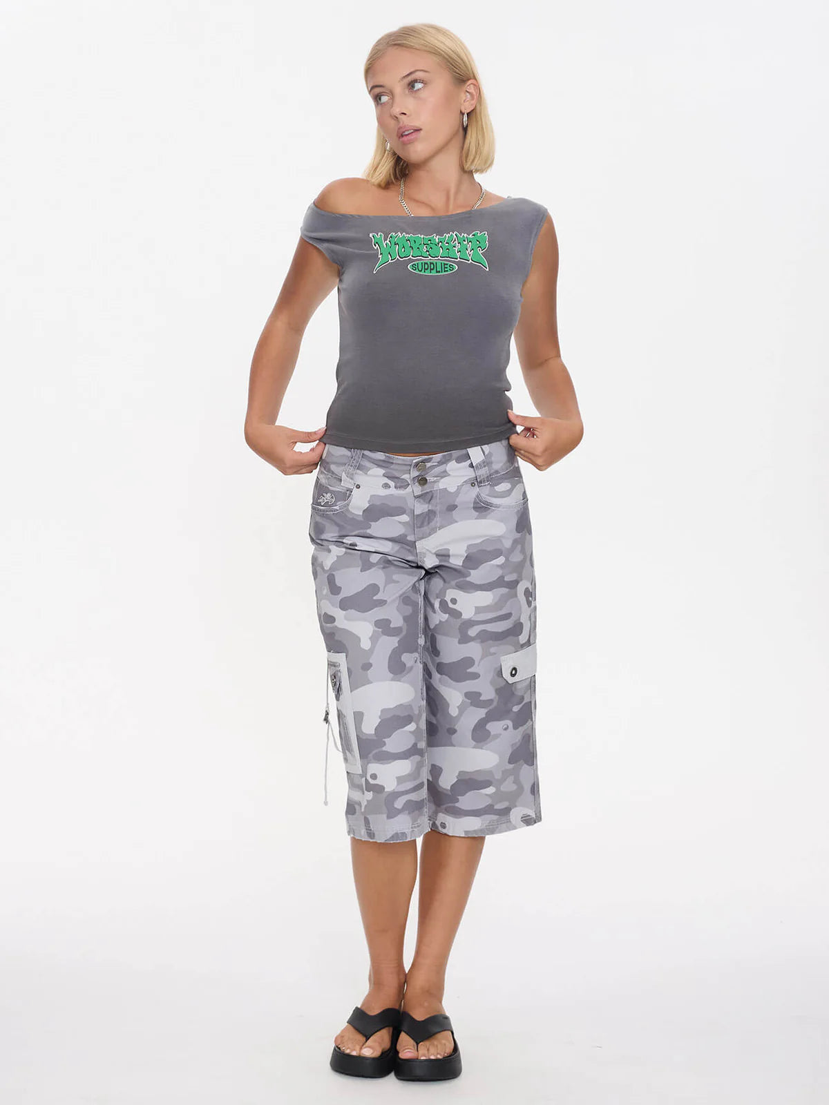 Whisp Cold Shoulder Top