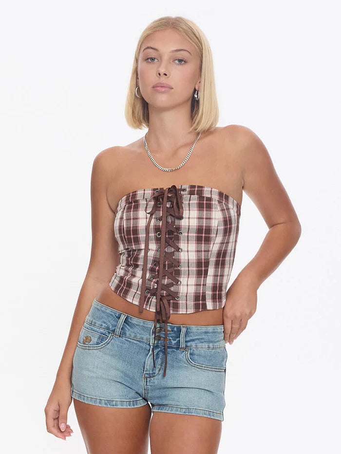 Unlocked Lace Up Top