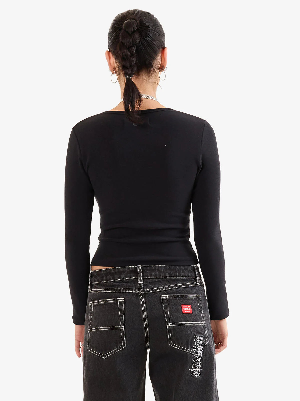 Entice Slim Fit Long Sleeve Top