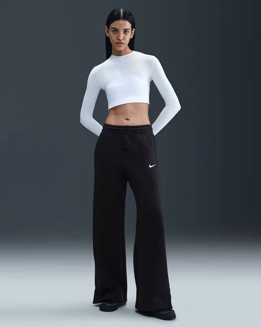 Nike Sportswear Phoenix Fleece Women's High-Waisted Wide-Leg Trousers