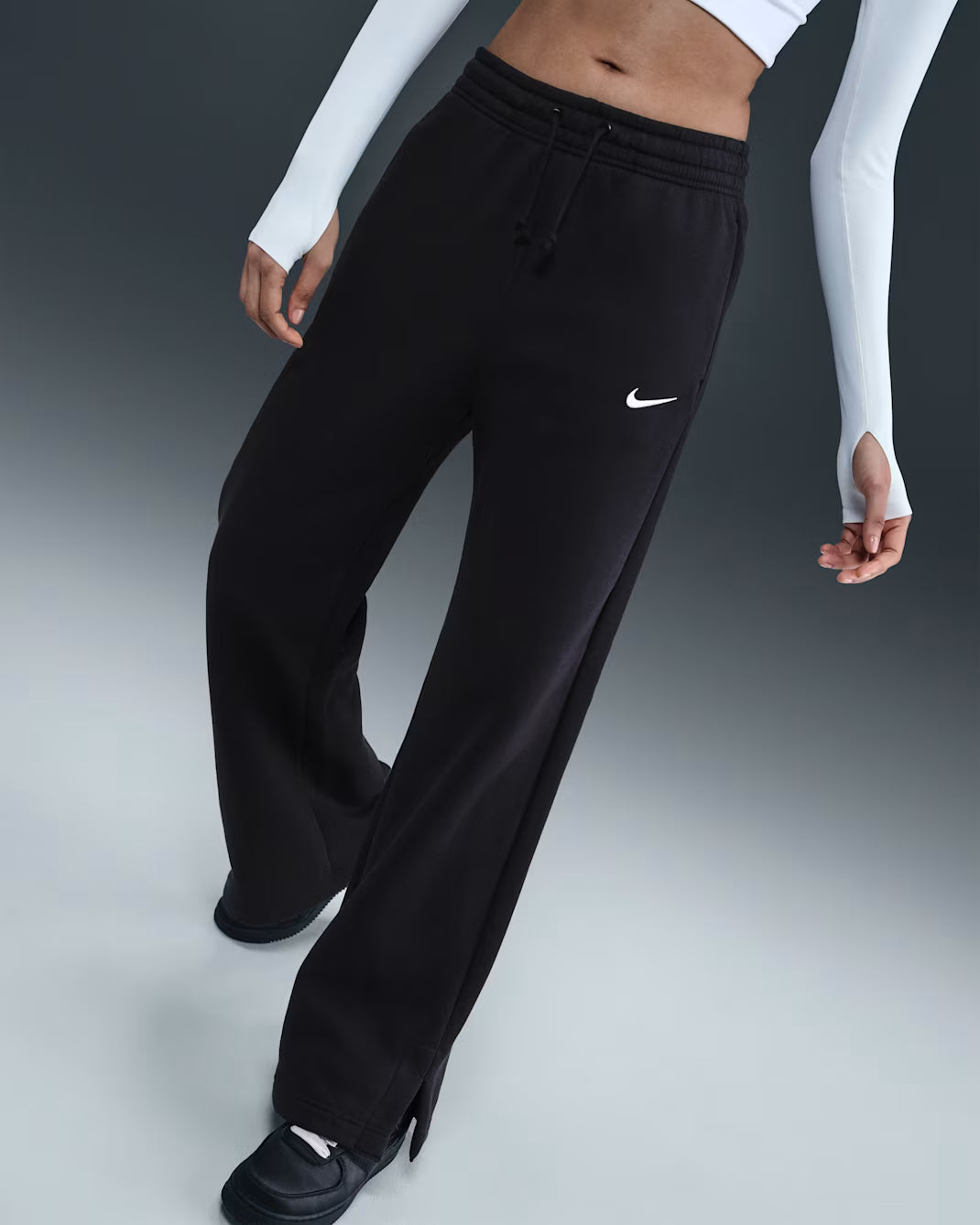 Nike Sportswear Phoenix Fleece Women's High-Waisted Wide-Leg Trousers