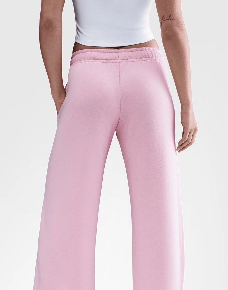 Nike Sportswear Club Fleece Women's Mid-Rise Wide Tracksuit Bottoms