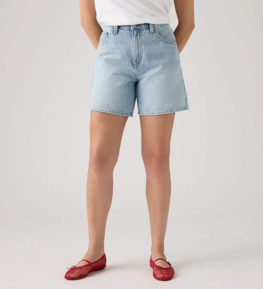 High Rise Baggy Shorts