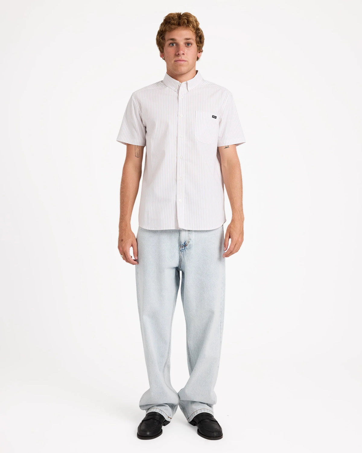 Pinstripe Short Sleeve Shirt