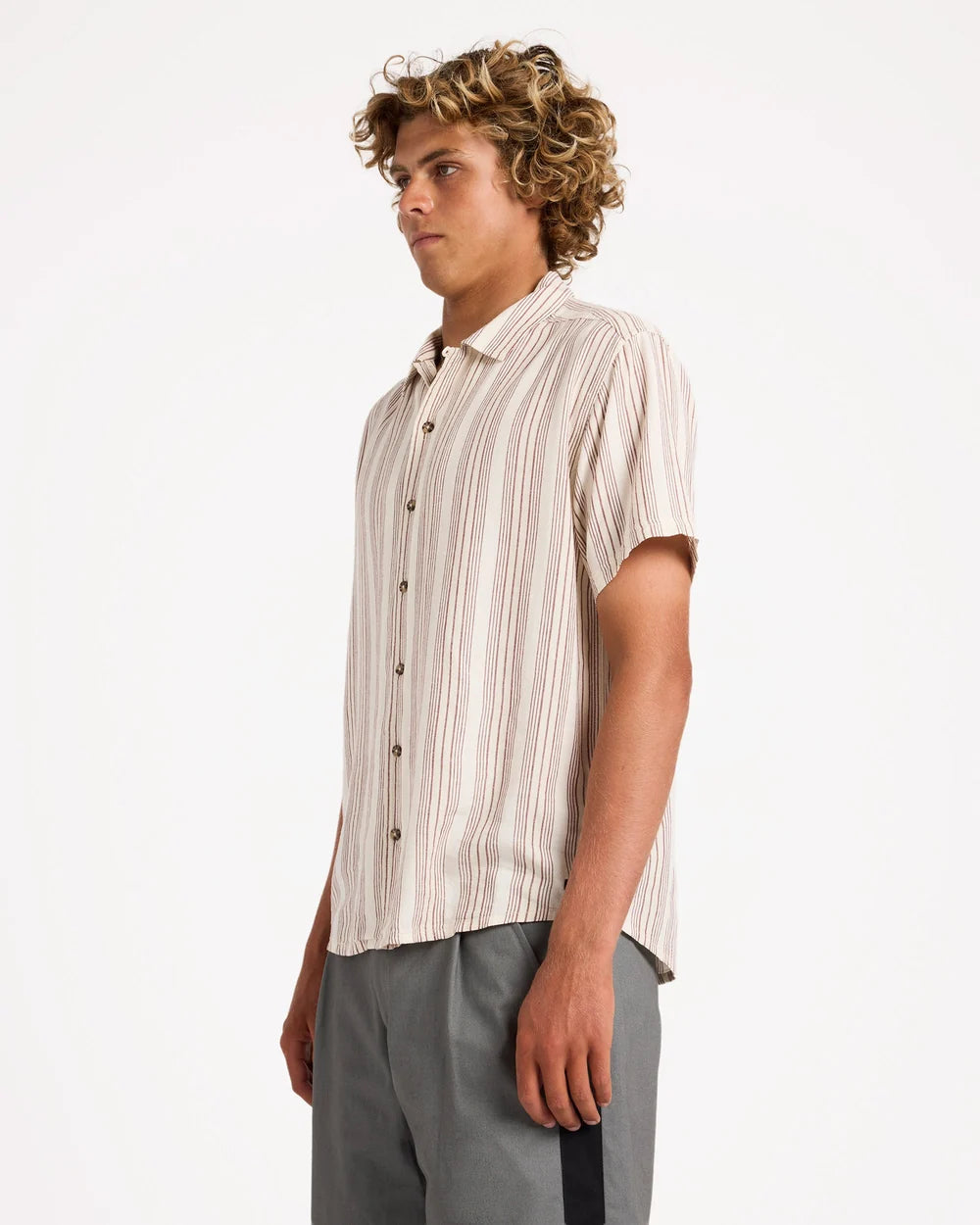 Beat Stripe Short Sleeve Shirt