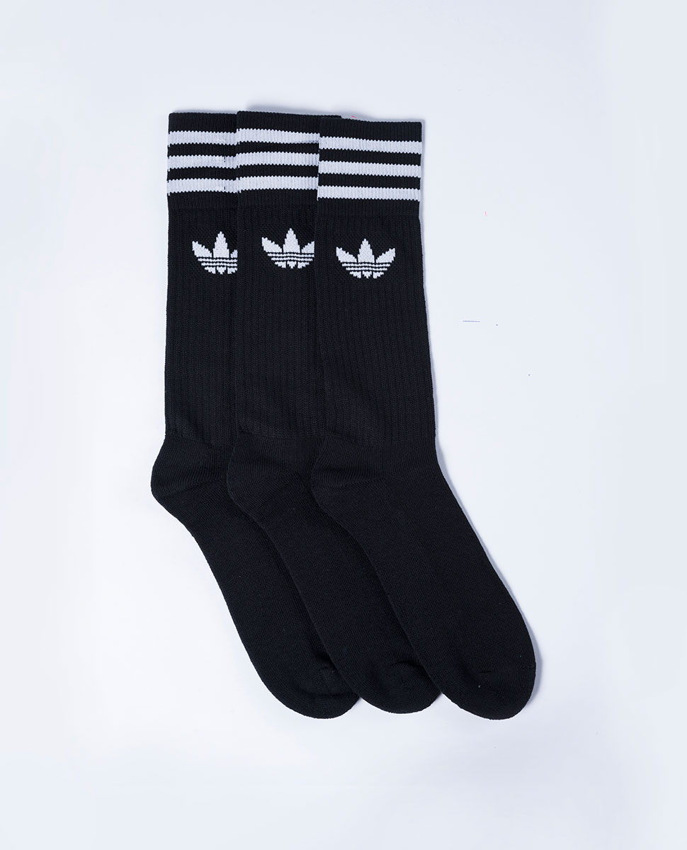 Adidas Solid Crew Sock 3 Pack | Ozmosis | Socks