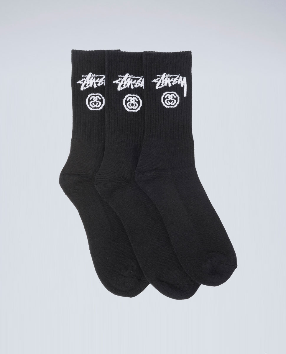 Stussy Stock Crew Sock 3 Pack | Ozmosis | Socks
