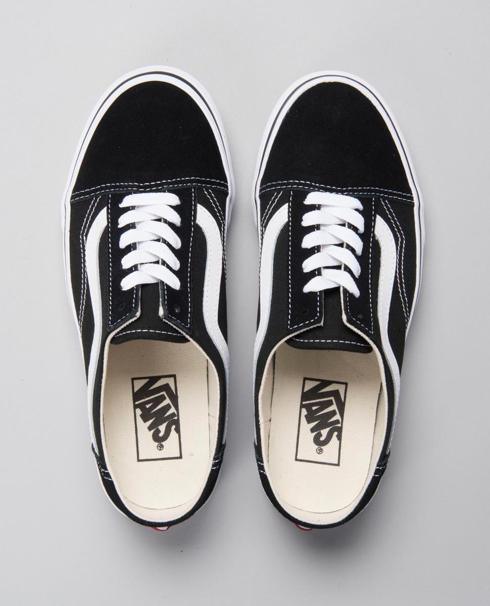 Vans Old Skool Mule Black and White Shoe | Ozmosis | Sneakers