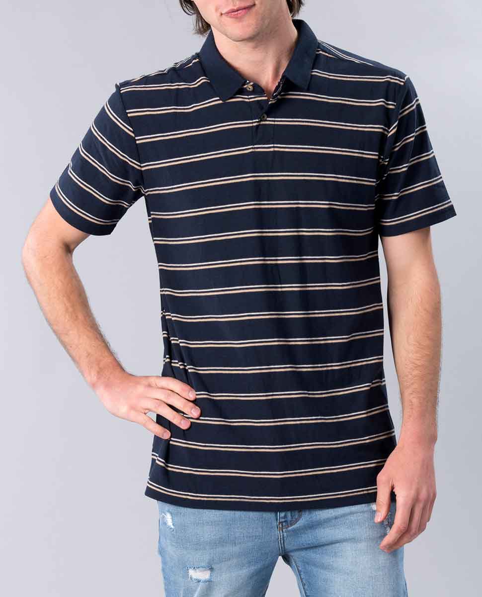 Billabong Die Cut Stripe Polo Top | Ozmosis | T-Shirts & Polos