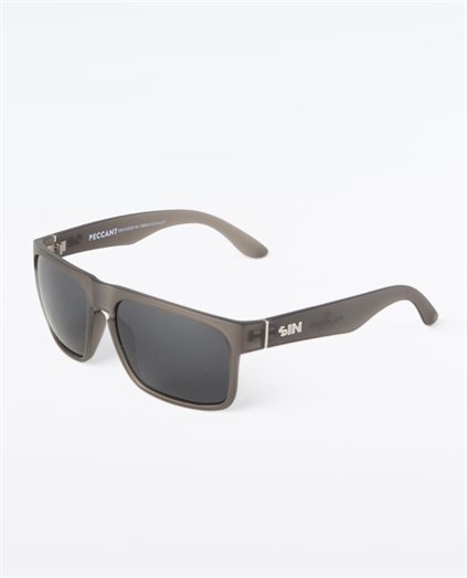 Classic Peccant Matte Grey Sunglasses