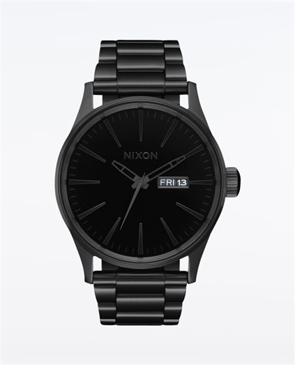 The Sentry Stainless Steel All Black Watch