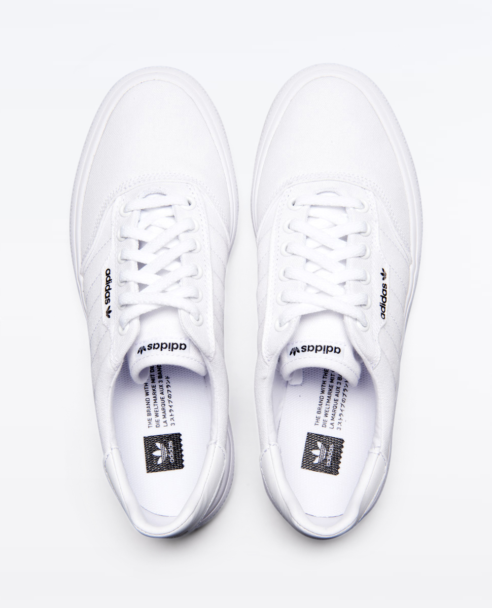 adidas originals 3mc sneakers in triple white