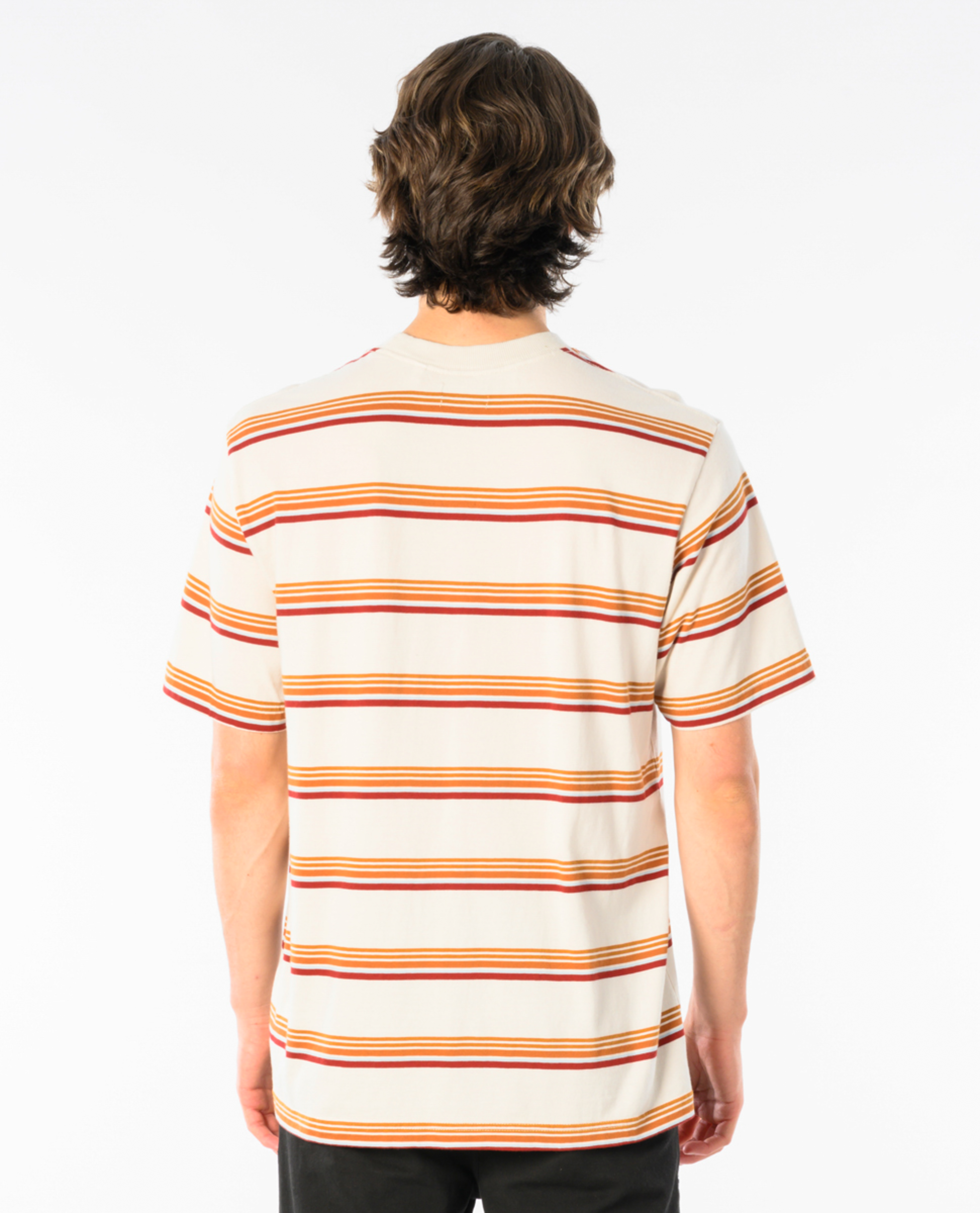 Afends Mirage Striped Tee Ozmosis T Shirts And Polos