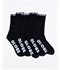 Youth Blackout Socks Size 2-8 5PK
