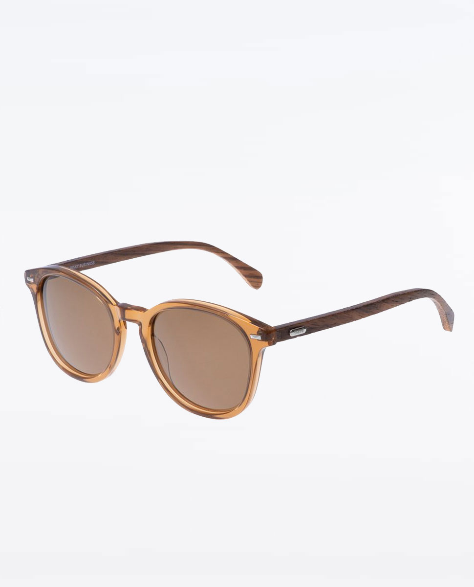 Sin Risky Business Clear Brown Polarised Sunglasses | Ozmosis | Sunglasses